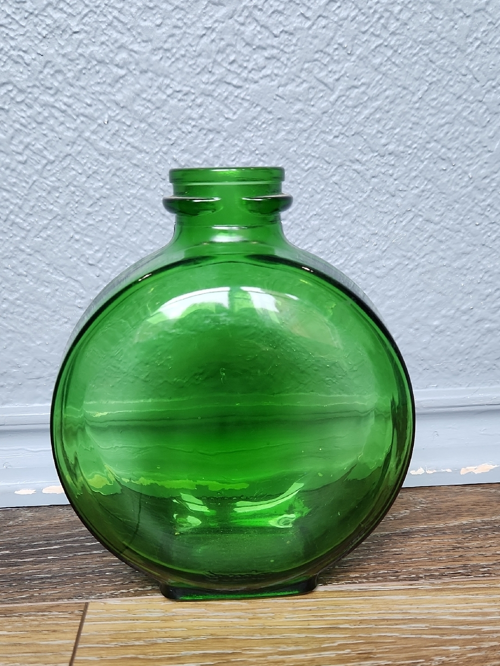 Vintage 1930s Green Duraglass Sunsweet Prune Juice Canteen